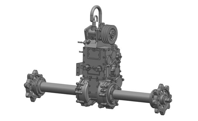 R100S履带式谷物收获机变速箱